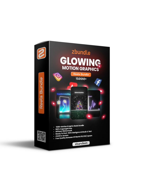 Glowing Motion Graphics Reel Bundle
